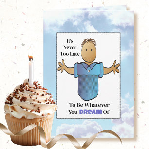 Carte d'anniversaire comique pour homme