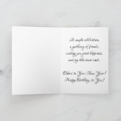 Carte d'anniversaire "Compositionnel Abstraction C (Intérieur)