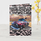 Carte d'anniversaire compte kustoms (Fleur jaune)