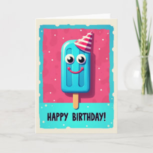 Carte d'anniversaire Cône Joyeux