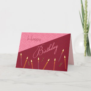 Carte d'anniversaire Confetti and Candles