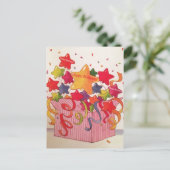 Carte d'anniversaire ConfettiStars (Debout devant)