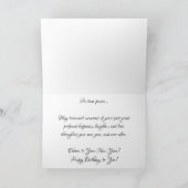 Carte d'anniversaire "CONSERVER" (Intérieur)