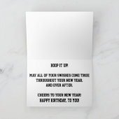 Carte d'anniversaire "Construisez un mur !" (Intérieur)