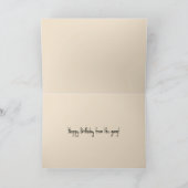 Carte d'anniversaire Cool Cat (Intérieur)