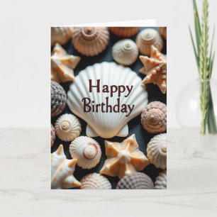 Carte d'anniversaire Coquilles Délicieuses
