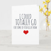 Carte d'anniversaire coquine pour mari petit ami (Fleur jaune)