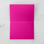 Carte d'anniversaire coréenne en rose et rouge (Intérieur)
