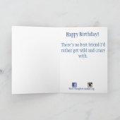 Carte d'anniversaire Corgi Best Friend (Intérieur)
