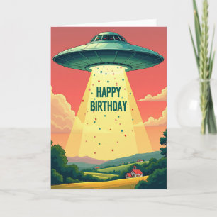 Carte d'anniversaire Cosmic Beam