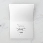 Carte d'anniversaire "Cosmo Afterglow" (Intérieur)
