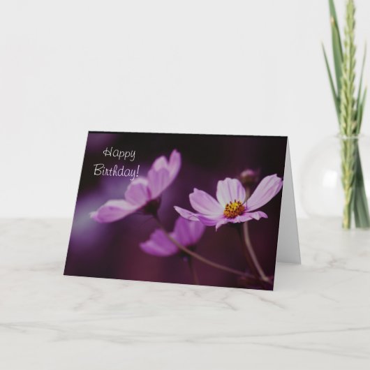 Carte d'anniversaire "Cosmo Afterglow" (Devant)