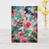 Carte d'Anniversaire Couple (Fleur jaune)