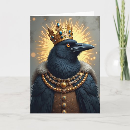 Carte d'anniversaire Couronne de Joyaux (Devant)