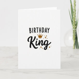 Carte d'anniversaire Couronne Minimaliste