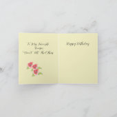 Carte d'anniversaire : Cousin (Intérieur)