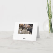 Carte d'anniversaire Cowboy et Cutting Horse (Dos)