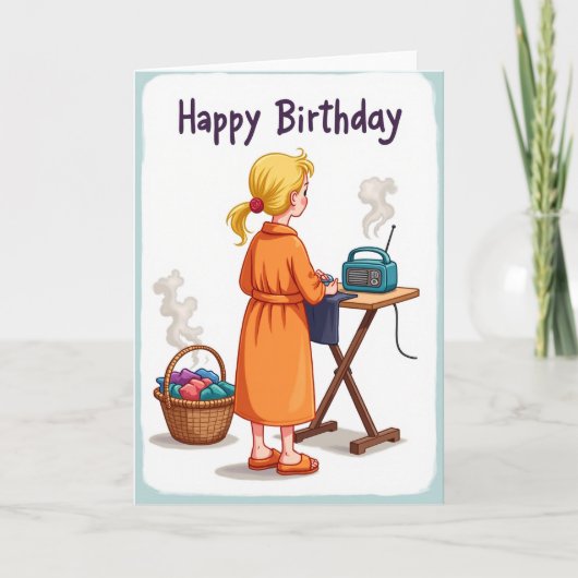 Carte d'anniversaire Cozy Homey (Devant)