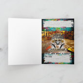 Carte d'anniversaire crâne graffiti (Intérieur)