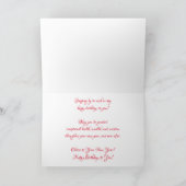 Carte d'anniversaire "Crème d'Almelund" (Intérieur)