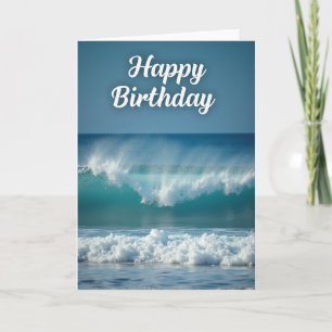 Carte d'anniversaire Cresting Wave