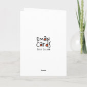 Carte d'anniversaire Cupcake (Dos)