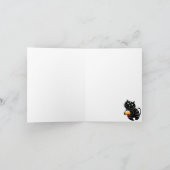 Carte d'anniversaire Cupcake Chat noir (Intérieur)