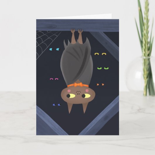 Carte d'anniversaire Cute Bat (Devant)