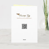 Carte d'anniversaire Cute Dinosaur (Dos)