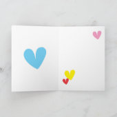 Carte d'anniversaire Cute Giraffe (Intérieur)