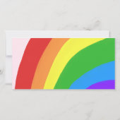 Carte d'anniversaire Cute Kawaii Rainbow Cloud Mer (Dos)