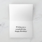 Carte d'anniversaire d'aceo de lac swan (Intérieur)