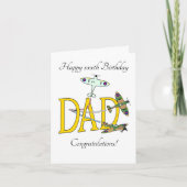Carte d'anniversaire DAD Spitfires (Devant)