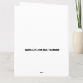 CARTE D'ANNIVERSAIRE DADASAURUS DINOSAURE GRAND (2 (Dos)