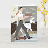 Carte d'anniversaire Daddy Cake (Fleur jaune)