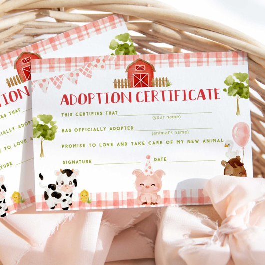 Carte d'anniversaire d'adoption des animaux de fer