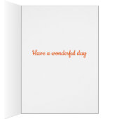 Carte d'anniversaire d'agriculteurs (Intérieur (Droit))