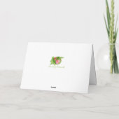 Carte d'anniversaire Dahlia (Dos)