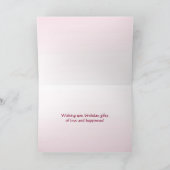 Carte d'anniversaire Dahlia Flowers (Intérieur)