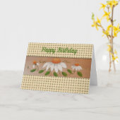 Carte d'anniversaire Daisy (Fleur jaune)