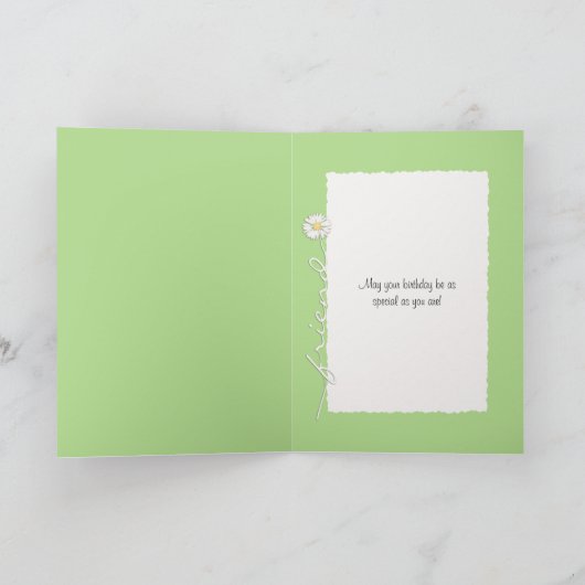 Carte d'anniversaire Daisy (Intérieur)