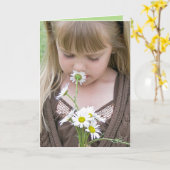 Carte d'anniversaire Daisy (Fleur jaune)