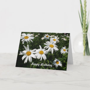 Carte d'anniversaire Daisy
