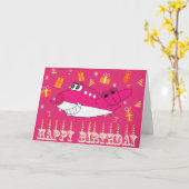 Carte d'anniversaire Daisy (Fleur jaune)