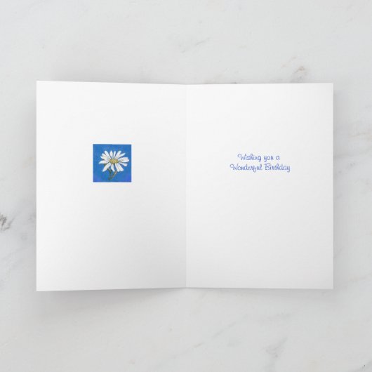 Carte d'anniversaire Daisy (Intérieur)