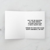 Carte d'anniversaire "Dakota Village Printing Pres (Intérieur)