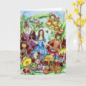 Carte d'anniversaire d'Alice (Fleur jaune)