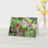 Carte d'anniversaire d'ami (Fleur jaune)