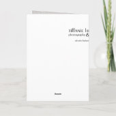 Carte d'anniversaire d'amitié/pour la femme (Dos)