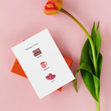 Carte d'anniversaire d'amour livresque